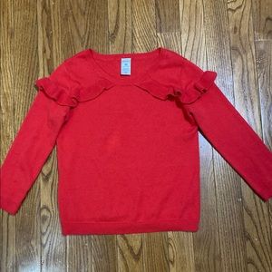 Carter's Girls Red Sweater 4T
